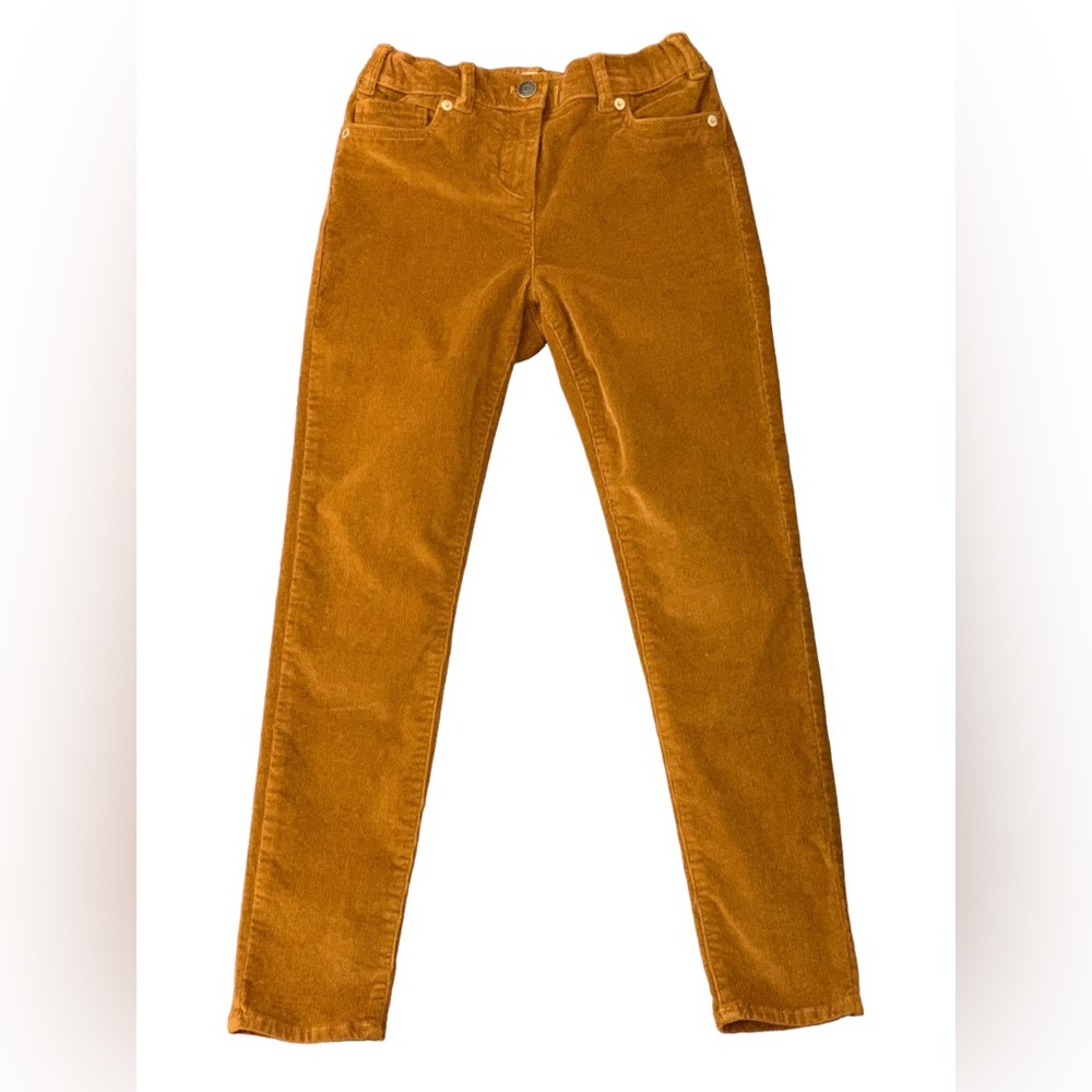 Like new! Crewcuts Reimagined by J. Crew girl's corduroy pants, golden, size 10